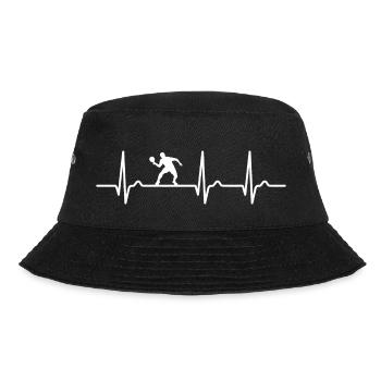 Courbe ECG - Courbe cardiaque - Pouls - Tennis de table - Bob - noir - Devant - Lela (165cm)
