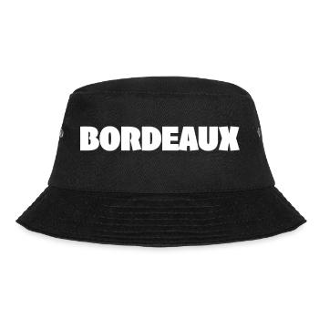 BORDEAUX WHITE - Bucket Hat - black - Front - Lela (165cm)