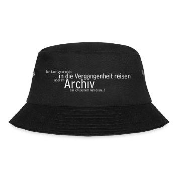 Zeitreise Archiv - Bucket Hat - Schwarz - Vorne - Lela (165cm)