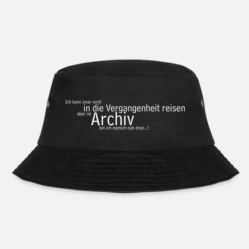 Zeitreise Archiv - Bucket Hat - Schwarz
