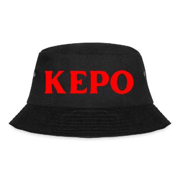 Indonesisch Sprache Person die immer zu laut ist - Bucket Hat - Schwarz - Vorne - Lela (165cm)