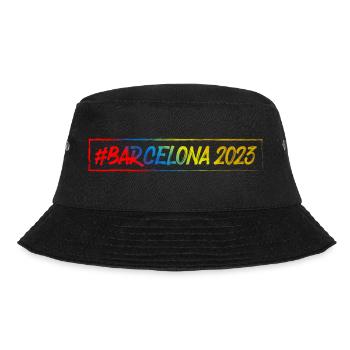 Barcelona 2023 - Bucket Hat - Schwarz - Vorne - Lela (165cm)