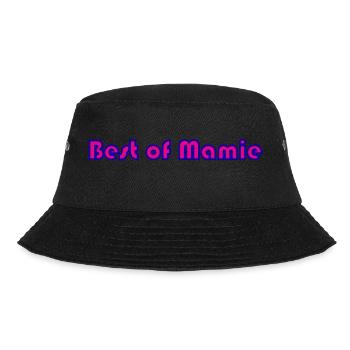 MAMIE. FÊTE DES MÈRES. BONNE FÊTE MAMIE. JE T'AIME - Bob - noir - Devant - Lela (165cm)
