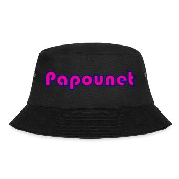 PAPOUNET. PAPA. FÊTE DES PÈRES. BONNE FÊTE PAPA - Bob - noir - Devant - Lela (165cm)