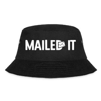 Briefträger Und Paket-Zusteller Für Postboten - Bucket Hat - Schwarz - Vorne - Lela (165cm)