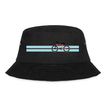 Fahrrad - Bucket Hat - Schwarz - Vorne - Lela (165cm)