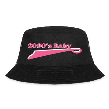Jahr 2000 Baby - Bucket Hat - Schwarz - Vorne - Lela (165cm)