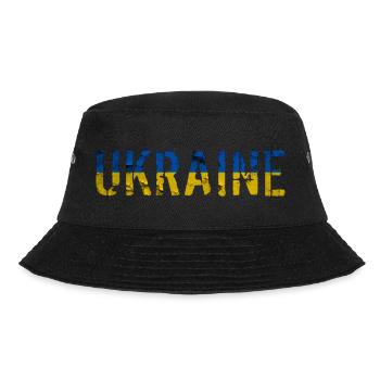 Ukraine - Bucket Hat - Schwarz - Vorne - Lela (165cm)