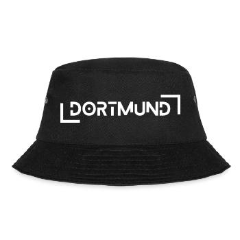 Dortmund - Bucket Hat - Schwarz - Vorne - Lela (165cm)