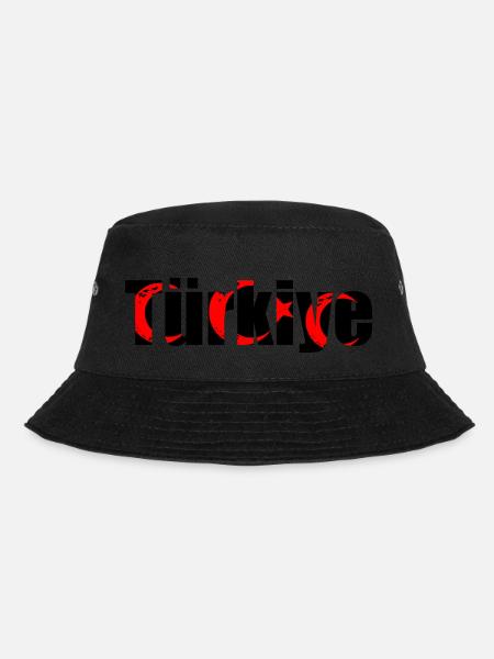Türkiye Türkei Turkey - Bucket Hat - Schwarz