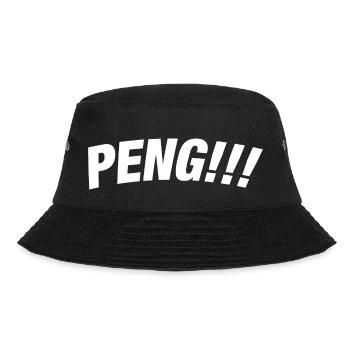 Paintball Airsoft - Bucket Hat - Schwarz - Vorne - Lela (165cm)