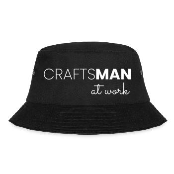 Craftsman Handyman Craft Tool Construction Site - Bucket Hat - black - Front - Lela (165cm)