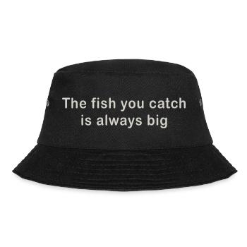 the fish - Bucket Hat - Schwarz - Vorne - Lela (165cm)