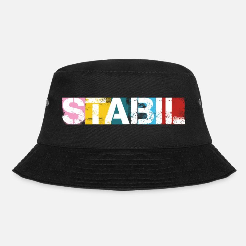 Stabil - Bucket Hat - Schwarz
