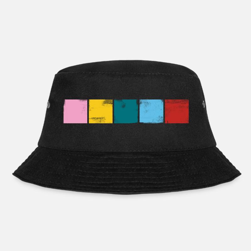 "Stabil" Farben ohne Logo - Bucket Hat - Schwarz