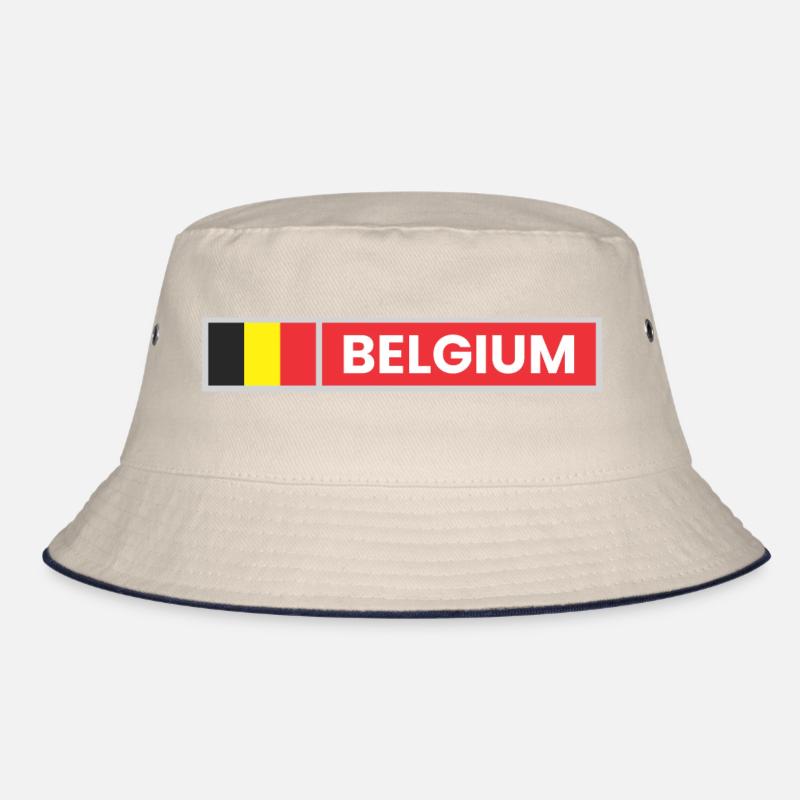 Belgium Flag Bucket Hat