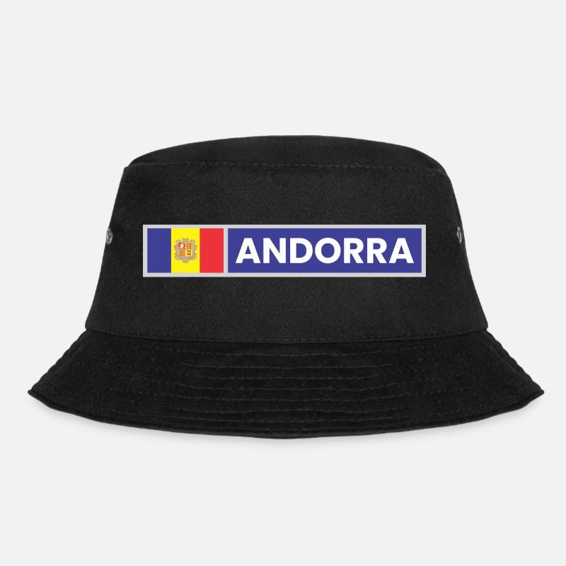 Drapeau d’Andorre - Bob - noir