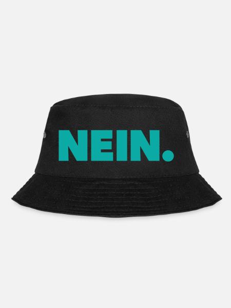 Nein - Bucket Hat - Schwarz