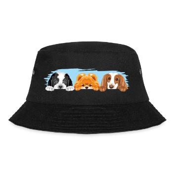 Dogs are best friends - Bucket Hat - black - Front - Lela (165cm)