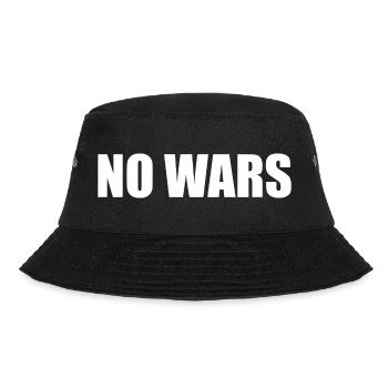 no wars - Bucket Hat - Schwarz - Vorne - Lela (165cm)