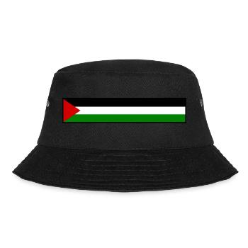 Free palestine - Bucket Hat - Schwarz - Vorne - Lela (165cm)