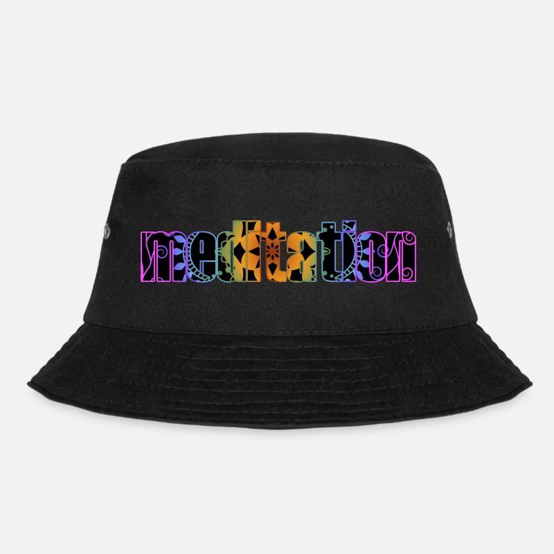 Meditation - Bucket Hat - Schwarz