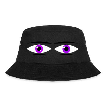 Paire d’yeux violets - Bob - noir - Devant - Lela (165cm)