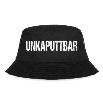 UNKAPUTTBAR - Bucket Hat - Schwarz - Vorne - Lela (165cm)