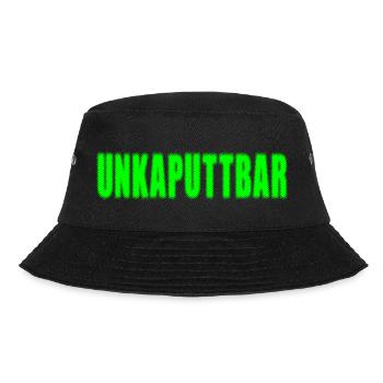 UNKAPUTTBAR - Bucket Hat - Schwarz - Vorne - Lela (165cm)