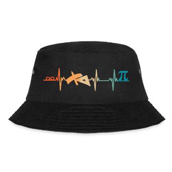 Heartbeat Math - Bucket Hat - black - Front - Lela (165cm)