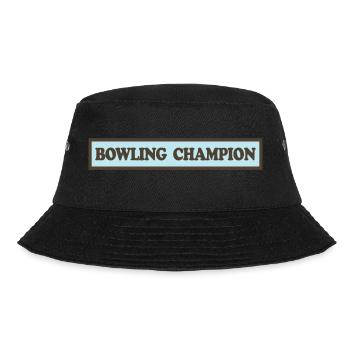 Bowling - Bucket Hat - Schwarz - Vorne - Lela (165cm)