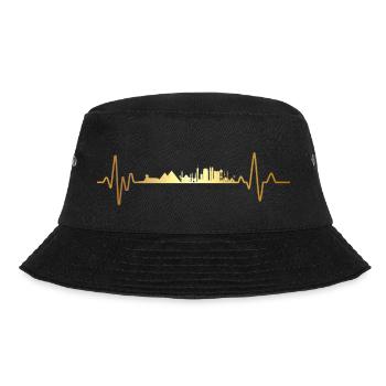 Heartbeat Egypt - Bucket Hat - black - Front - Lela (165cm)
