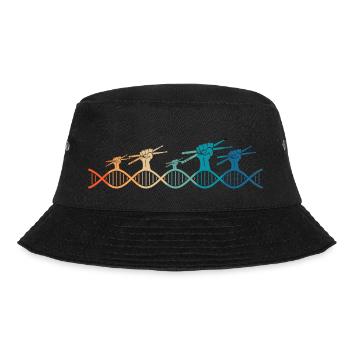 The music drummer is in my DNA - Bucket Hat - black - Front - Lela (165cm)