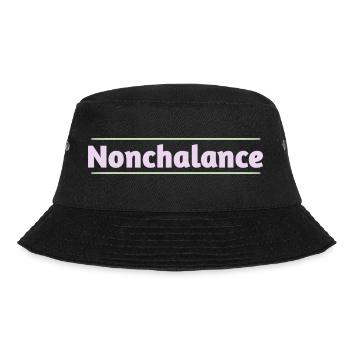Nonchalance - Bucket Hat - Schwarz - Vorne - Lela (165cm)