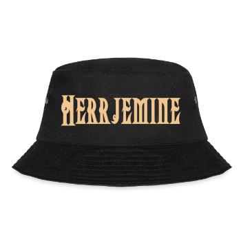Herrjemine text - Bucket Hat - black - Front - Lela (165cm)