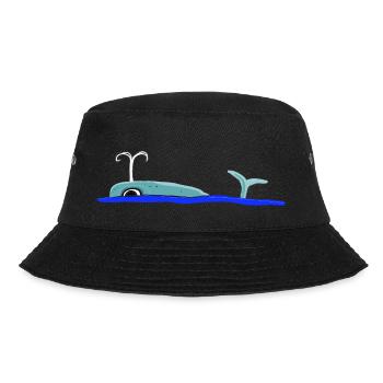Wal - Bucket Hat - Schwarz - Vorne - Lela (165cm)