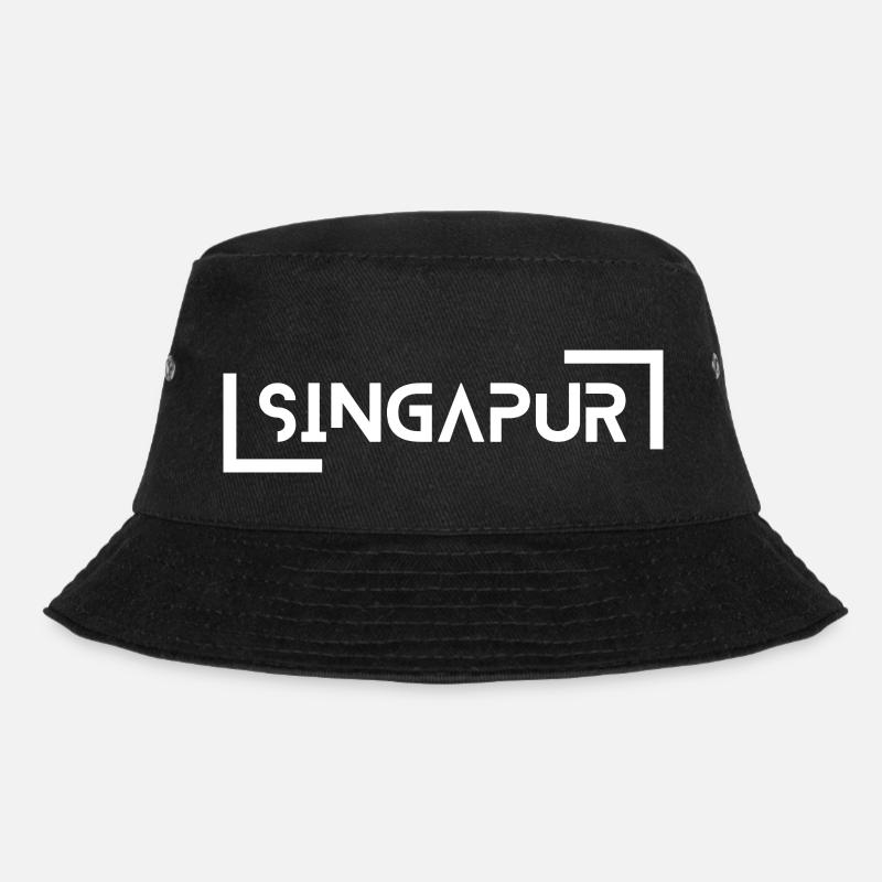 Singapore - Bucket Hat - black