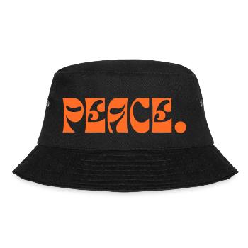 Peace - Bucket Hat - Schwarz - Vorne - Lela (165cm)