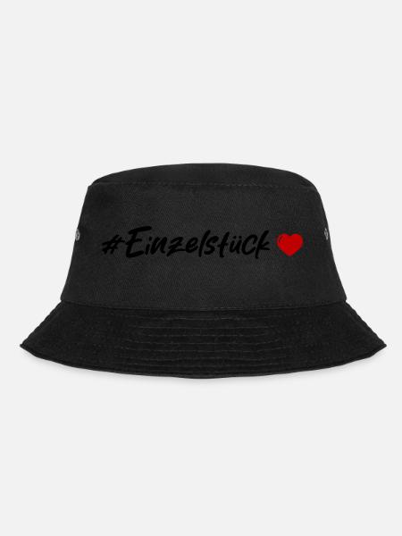 Einzelstück Herz - Bucket Hat - Schwarz