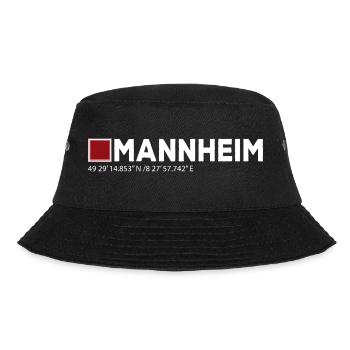 Mannheim Monnem Mannheimat - Bucket Hat - black - Front - Lela (165cm)