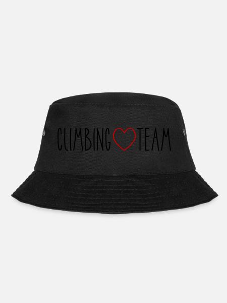 Climbing Team Herz - Bucket Hat - Schwarz