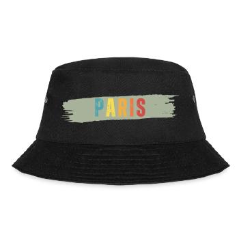 Paris - Bucket Hat - Schwarz - Vorne - Lela (165cm)