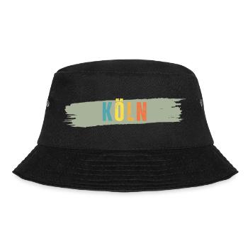 Köln - Bucket Hat - Schwarz - Vorne - Lela (165cm)