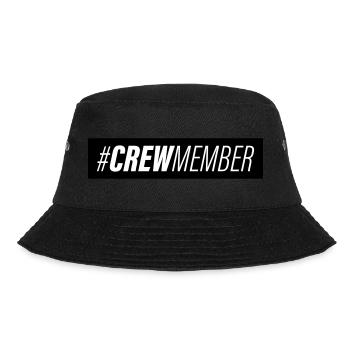 Crew Symbol - Bucket Hat - Schwarz - Vorne - Lela (165cm)