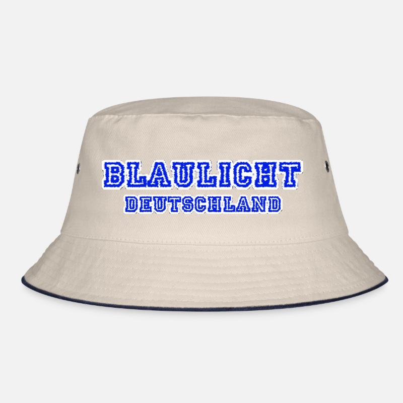 Blue light Germany blurred Bucket Hat
