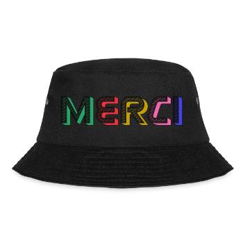 Vielen Dank - Bucket Hat - Schwarz - Vorne - Lela (165cm)
