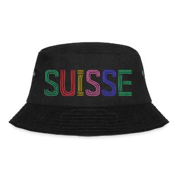 SUISSE. PAYS. GENEVE. HUMOUR. DRAPEAU. GENEVE - Bob - noir - Devant - Lela (165cm)