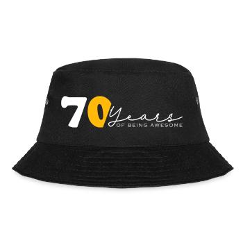 Vintage 1954 Funny 70 Year Old Bday Men Women - Bucket Hat - black - Front - Lela (165cm)