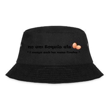 Keine E-toqui el el ous - Bucket Hat - Schwarz - Vorne - Lela (165cm)