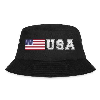 ÉQUIPE États-Unis Drapeau américain devant la police de caractères - Bob - noir - Devant - Lela (165cm)